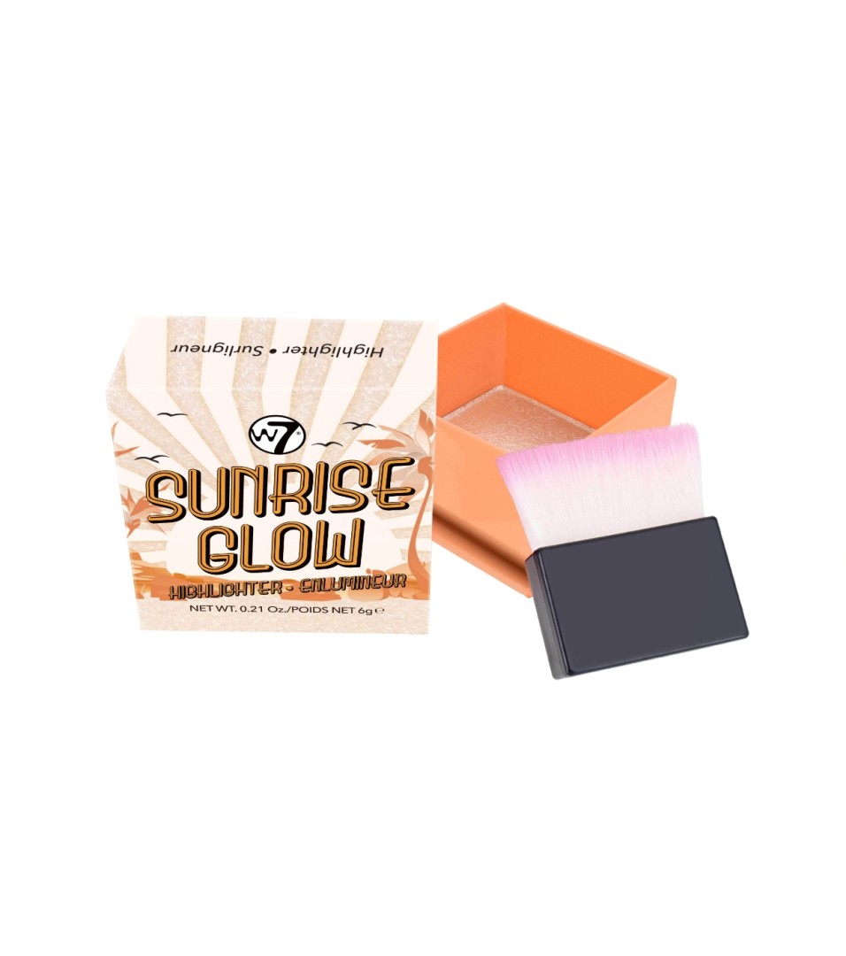 W7 Sunrise Glow Highlighter – face highlighter, luminous glow