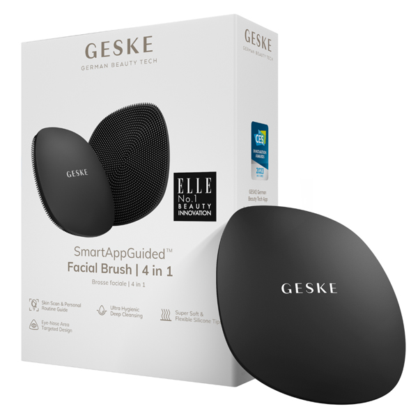 Geske Facial Brush 4 In 1 Black – facial brush, 4-in-1, black, skin care