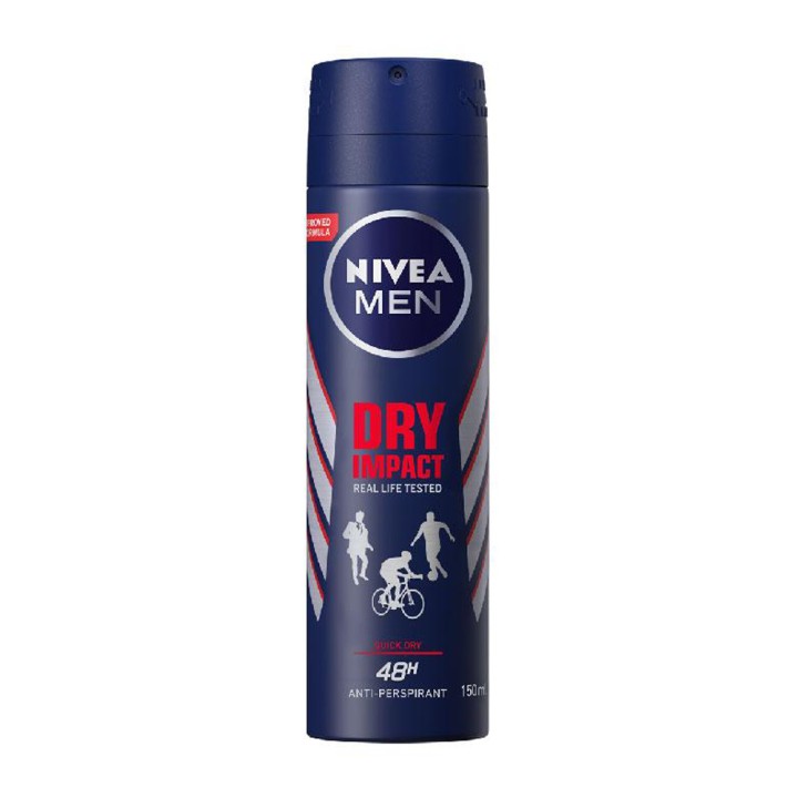 Nivea Deodorant Spray Dry Impact 150ml – deodorant, spray