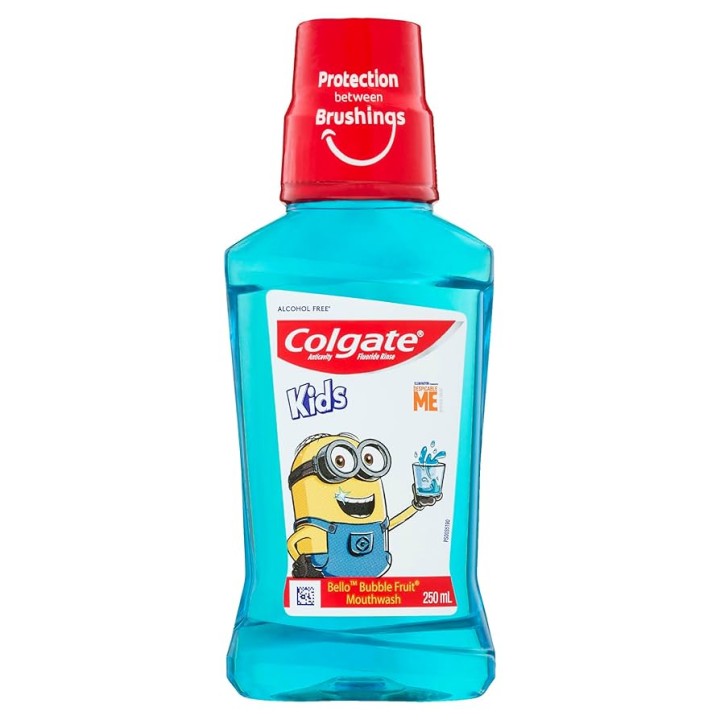 Colgate M/Wash Kids Minion 1+1 – kids mouthwash, Minion, oral care