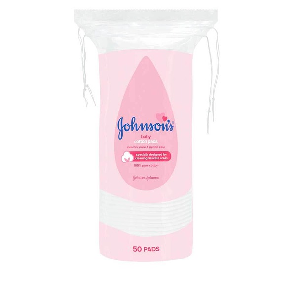 Johnson's Baby Cotton Pads 50pcs – baby cotton pads