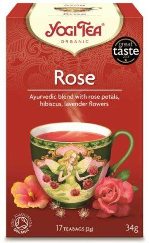 Yogi Tea Rose 17 Bags – herbal tea, rose flavor