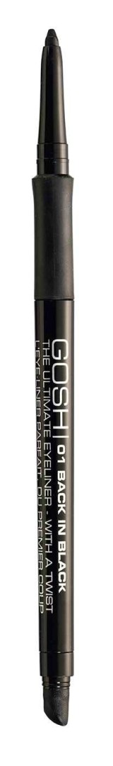 Gosh The Ultimate Eyeliner With A Twist 01 Back in Black – eyeliner, black, twist-up