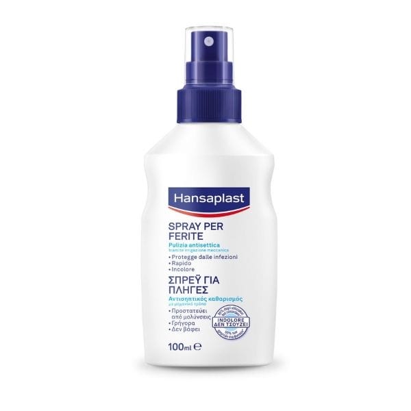 Hansaplast Spray PHMB 100ml – antiseptic spray, wound care, healing