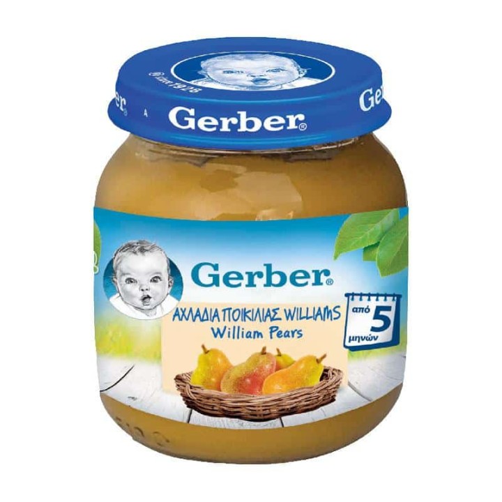 Gerber Williams Pear 125g – baby food, fruit puree, pear