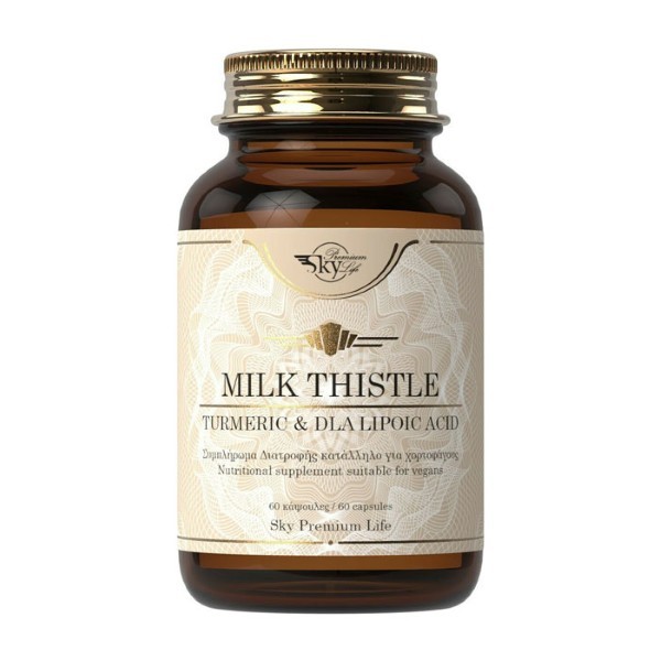 Sky Milk Thistle Turmeric DLA Lipoic Acid Caps 60MM – supplement, liver support