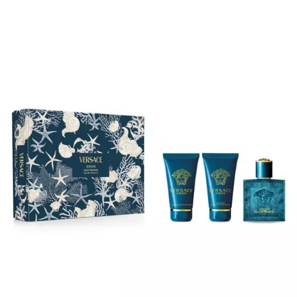 Versace Eros Set EDT 50ml + BSG 50ml + ASB 50ml – perfume set, men’s perfume