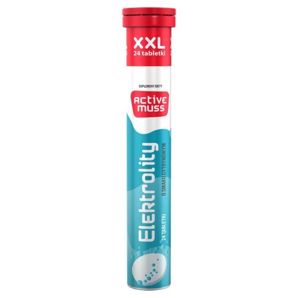 ActiveMuss Electrolyte Effervescent Tablets (Lemon) 24