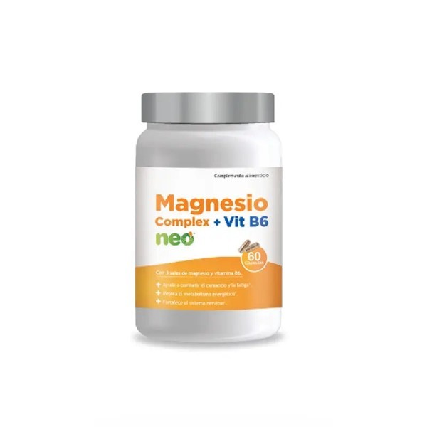 Neo Magnesium Complex Vitamin B6 60 Capsules – supplement, magnesium & vitamin B6