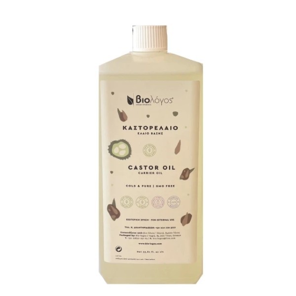 Biologos Castor Oil 1lt – essential oil, castor