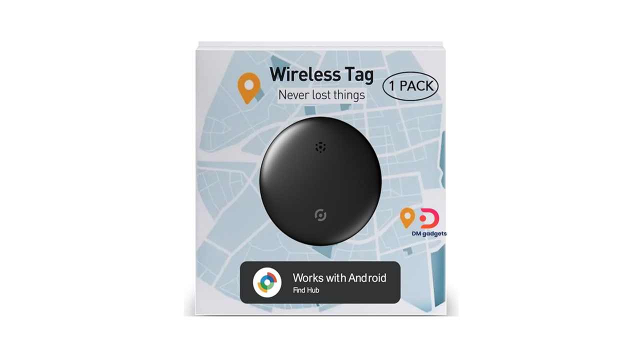 #624C#Rexzol®Android Air Tags Smart B/tooth Tracker -Google Find Hub,2025 Smart Tag Key Finder-White