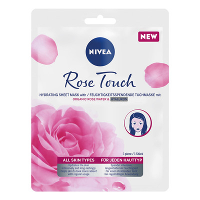 Nivea Rose Touch Hydrating Sheet Mask 1 Piece – face mask, hydrating