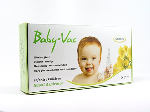Baby-Vac Arianna Nasal Vacuum Aspirator Nose Cleaner & Special Brush