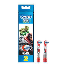 ORAL B KIDS STAR WARS ToothBrush Heads x2