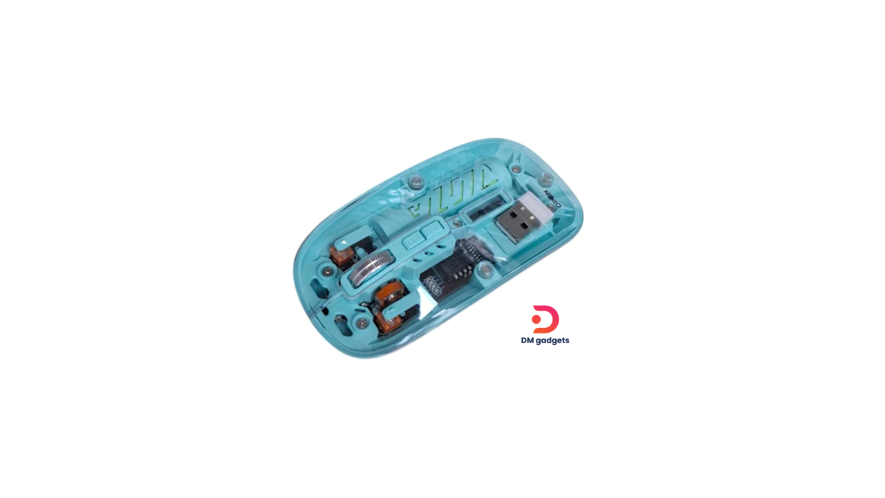#629C#AOAS®W08 Wireless Rechargeable Computer Mouse -Green