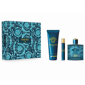 Versace Eros Set EDT 100ml + BSG 150ml + Mini – men’s perfume and cream set