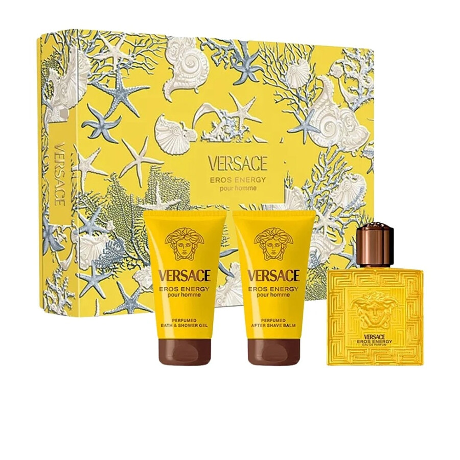 Versace Eros Energy Set EDP 50ml + BSG + ASB –  men’s perfume and cream set