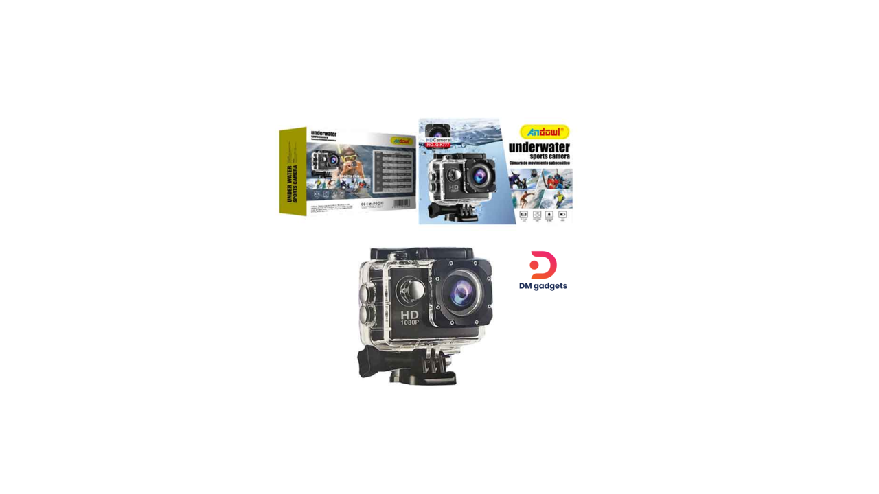 #631#Andowl®Q-K777 Underwater Sports Camera Full HD (1080p) with 2″ Screen