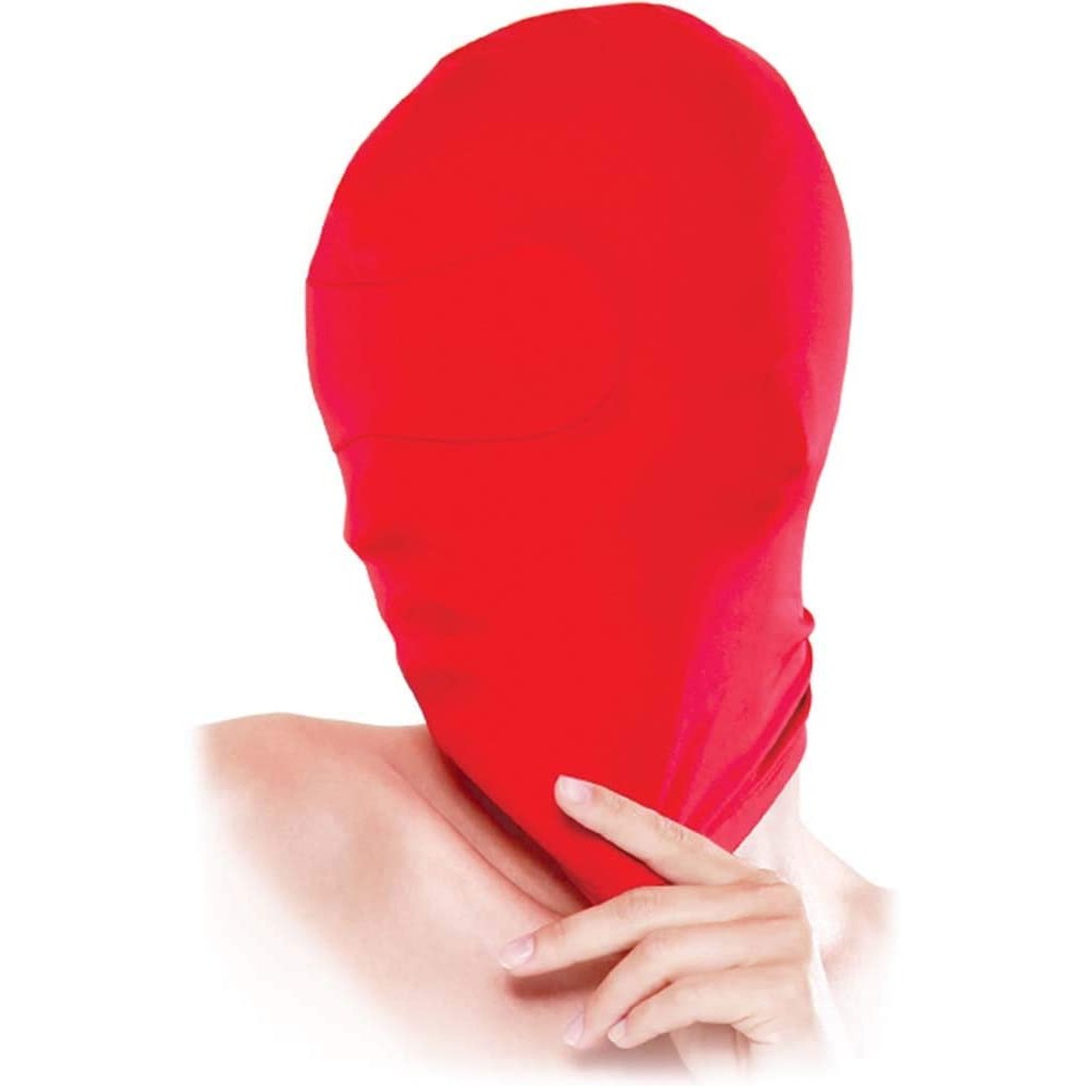 SPANDEX FULL FACE RED HOOD