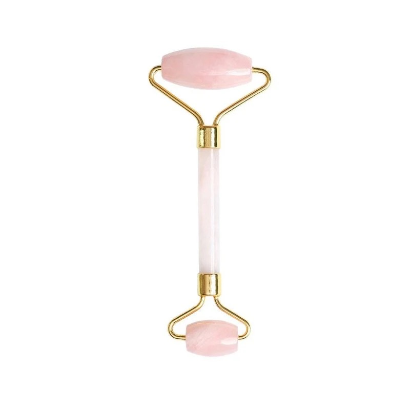 Skin Chemists Rose Quartz Jade Roller (Rose old Handle)