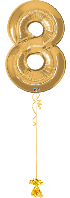 Giant Number 8 Gold