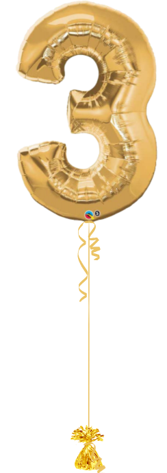 Giant Number 3 Gold