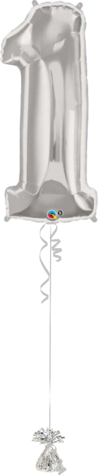 Giant Number 1 Silver