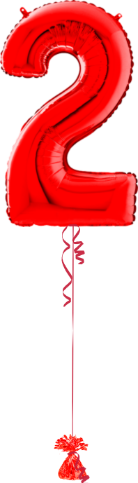 Giant Number 2 Red