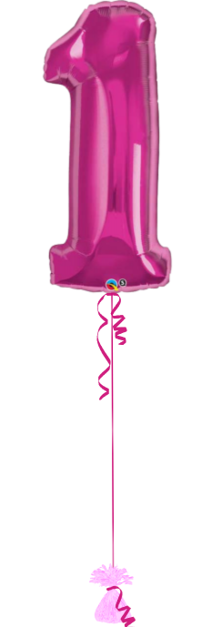Giant Number 1 Fuxia