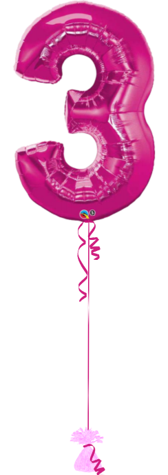 Giant Number 3 Fuxia