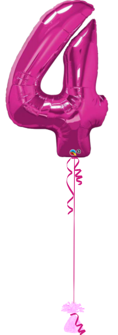 Giant Number 4 Fuxia