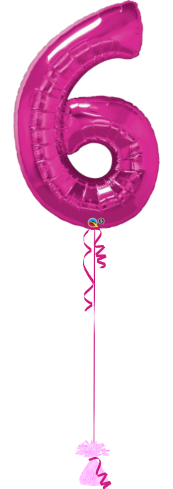 Giant Number 6 Fuxia