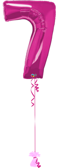Giant Number 7 Fuxia