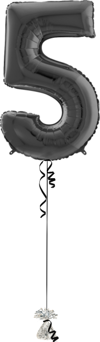 Giant Number 5 Black