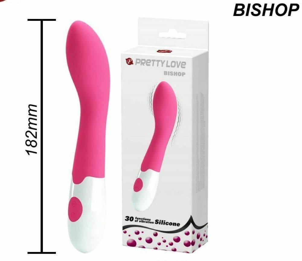 PRETTY LOVE - BISHOP 30 SPEEDS SILICONE VIBRATOR PINK