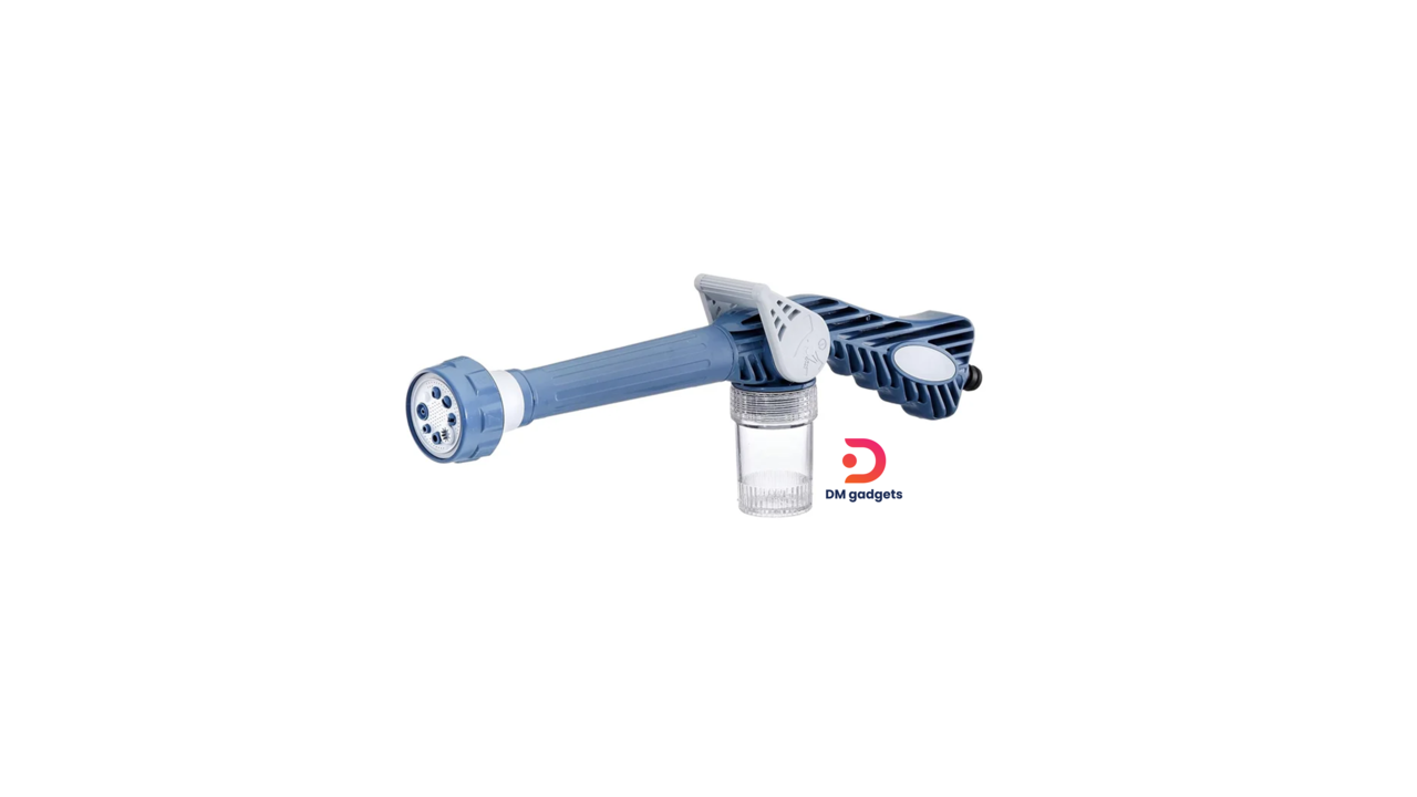 #638#BΖ-JBT® Water Cannon- Ισχυρό Πιεστικό Νερού με Δοχείο για Σαπούνι-Blue