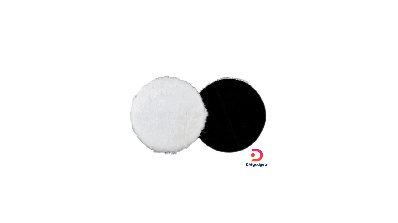 #639#DM®Sponge for polishing car 12cm- Σφουγγάρι Γυαλίσματος Αυτοκινήτου -White