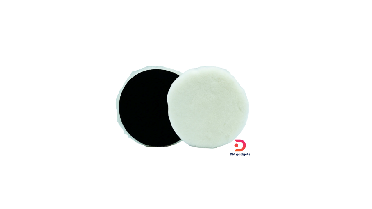 #639A#DM®Car cleaning wool pad- Σφουγγαράκι για καθαρισμό αυτοκινήτου 18cm-White