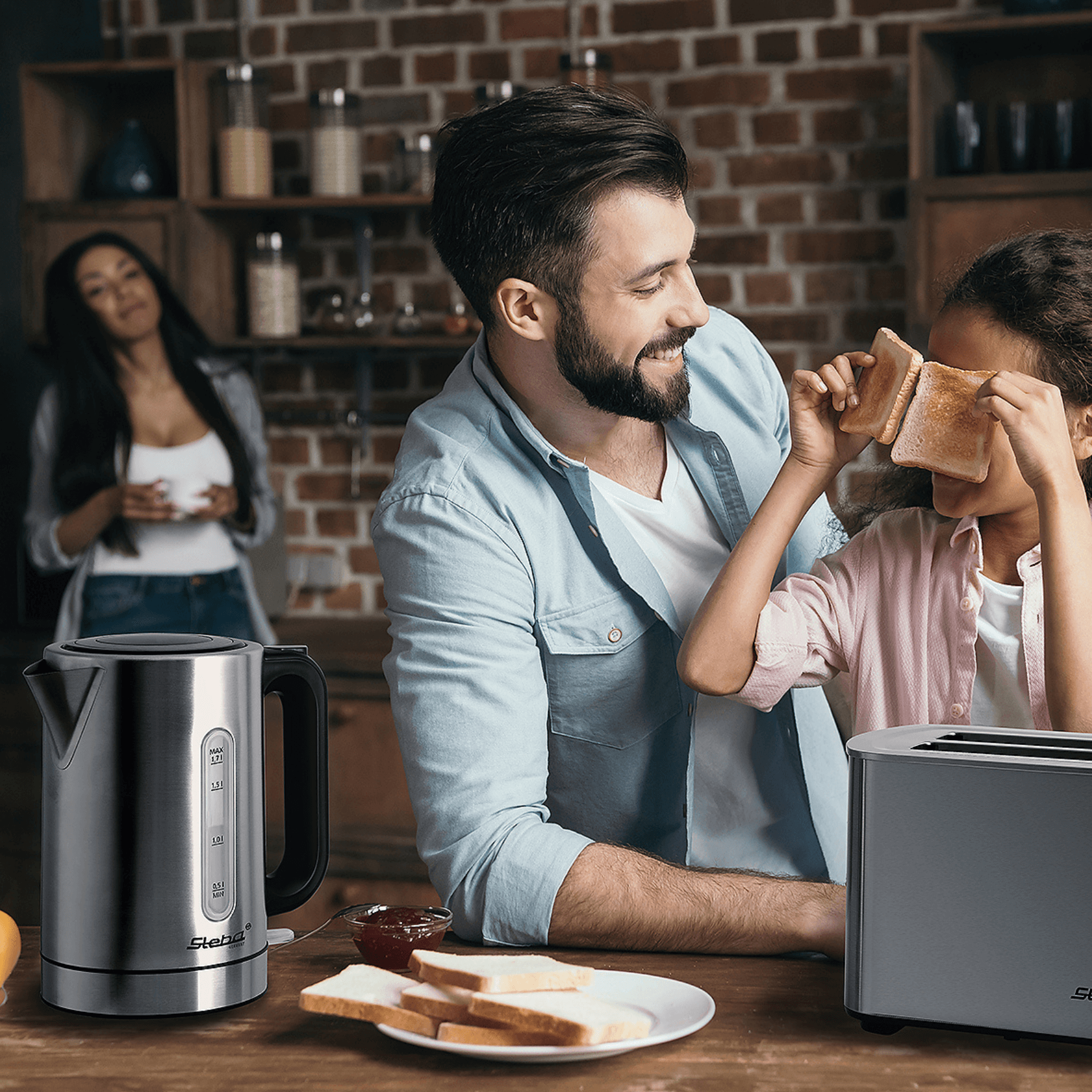 Electric kettle Inox
