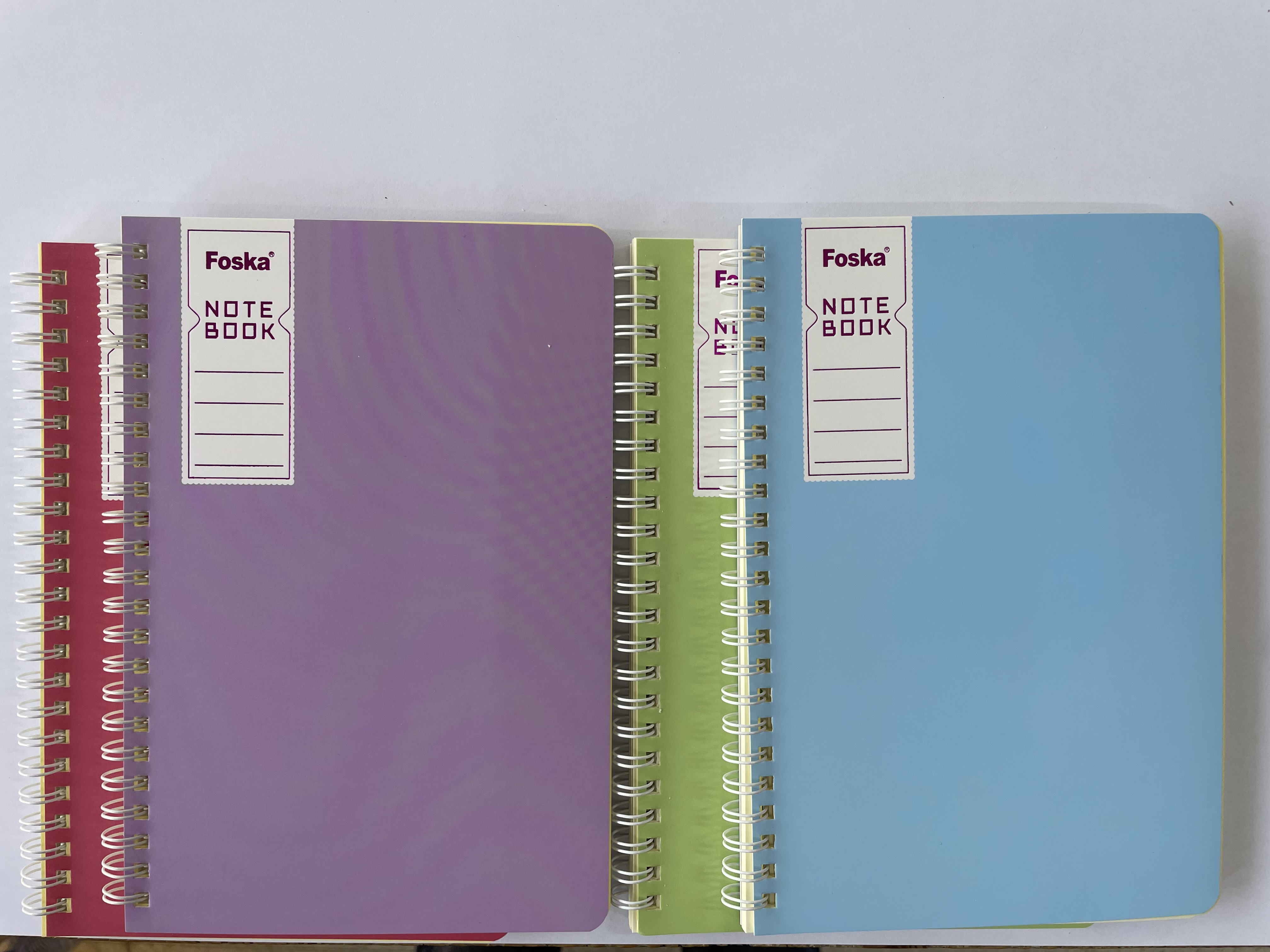 FOSKA A5 SPIRAL NOTEBOOK 120 PAGES