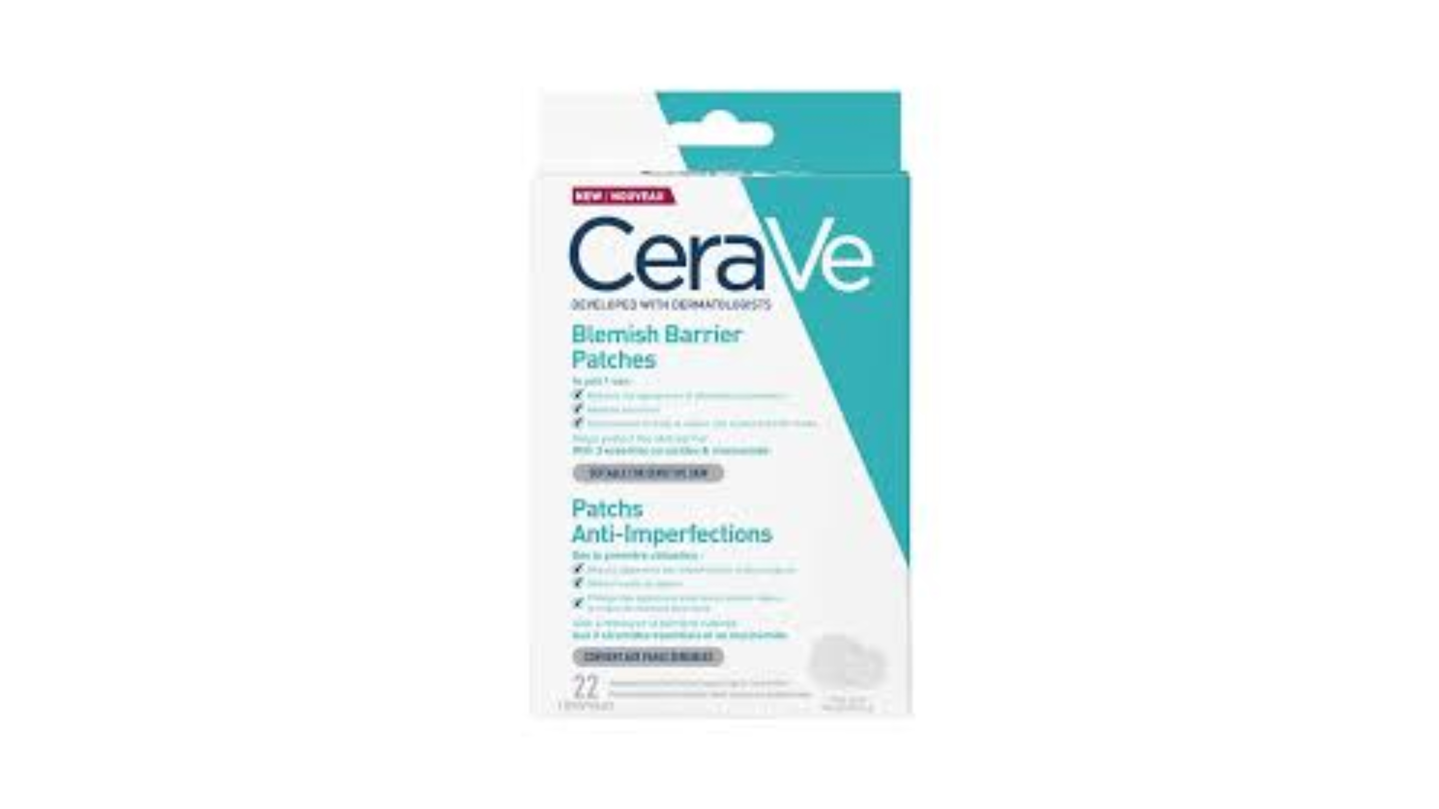 Cerave Blemish Barrier Patches (22 patches, 2 sizes)