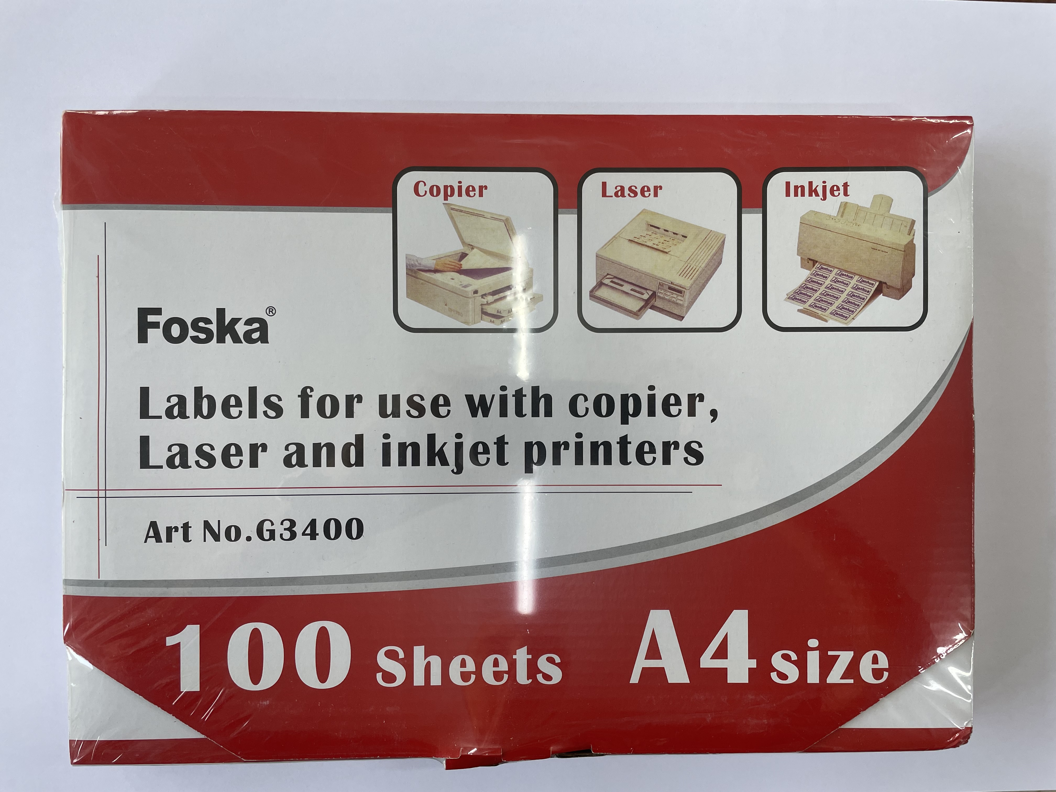 FOSKA A4 PVC COVER FOR SPIRAL 100 SHEETS