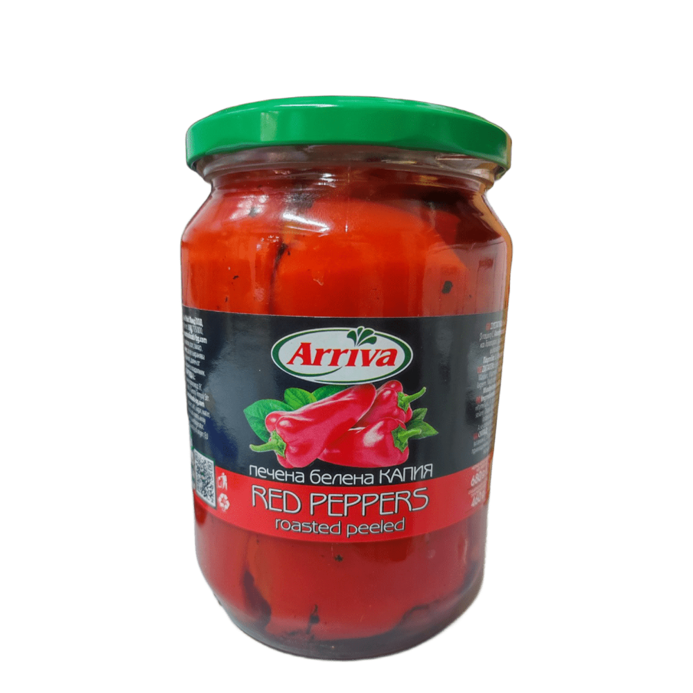 Baked Peeled Pepper Kapia, 680 g, Arriva