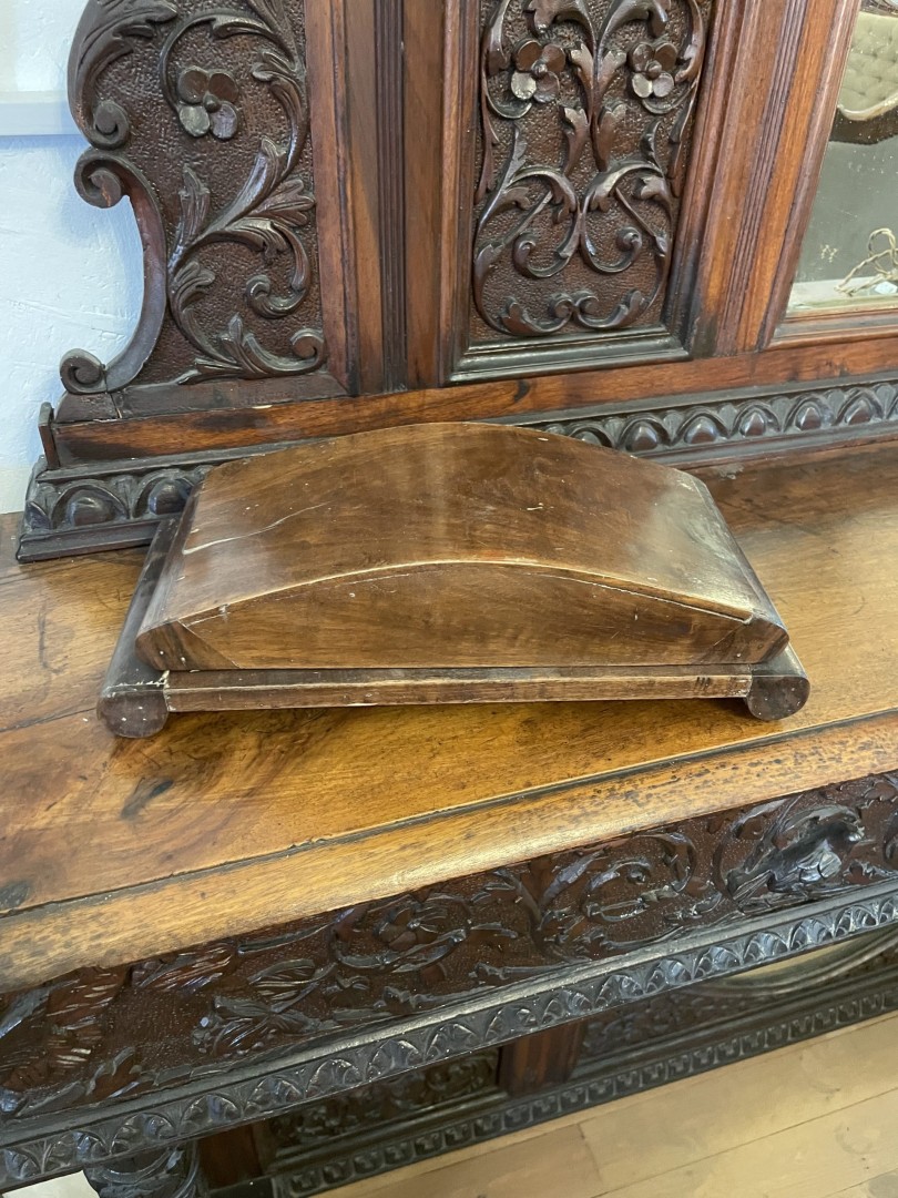 Antique Wooden Expandable Cigarette Storage Case Early 20Th Century Mystery 1Kg 32.5Cmx15Cmx9Cm (Wxlxh)