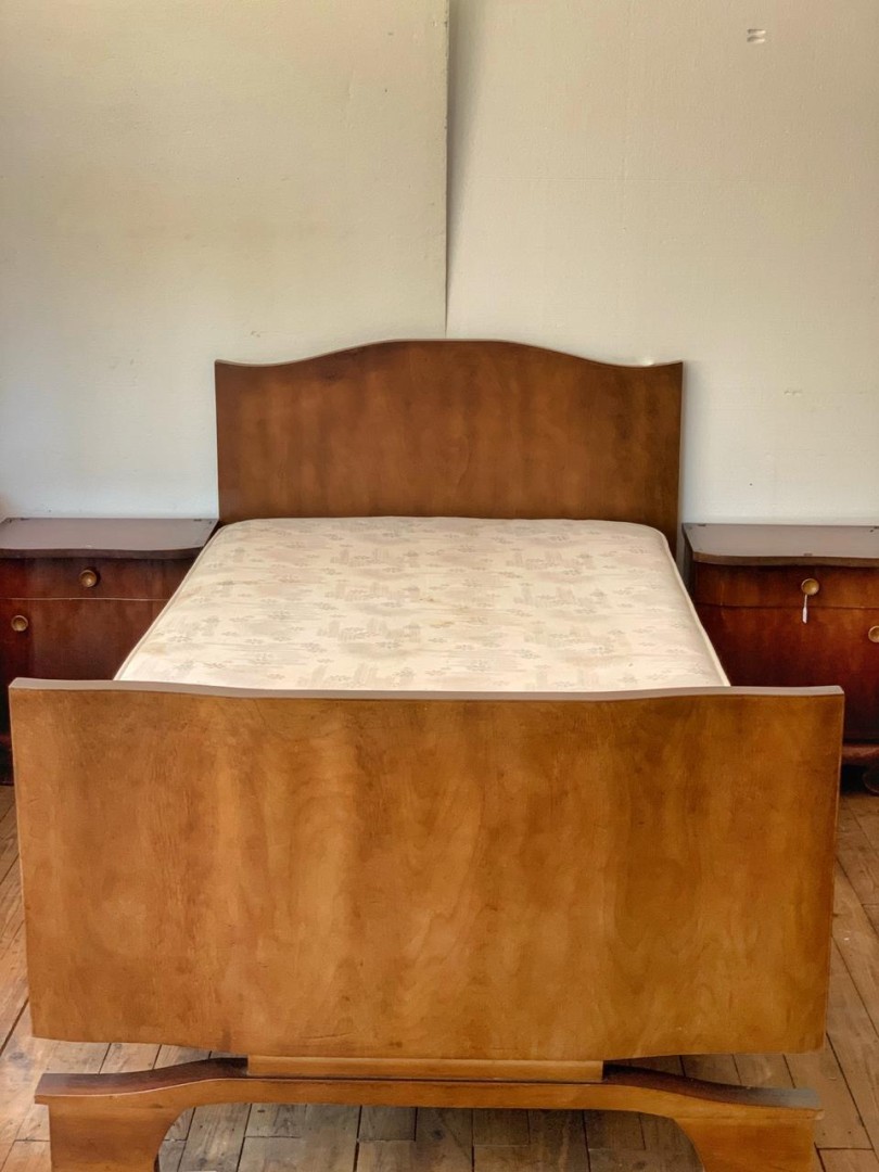 Cypriot Bed: An Mid Century Relic Of The Cypriot Tradition ~1950 60Kg 203Cmx113Cm (Wxlxh)