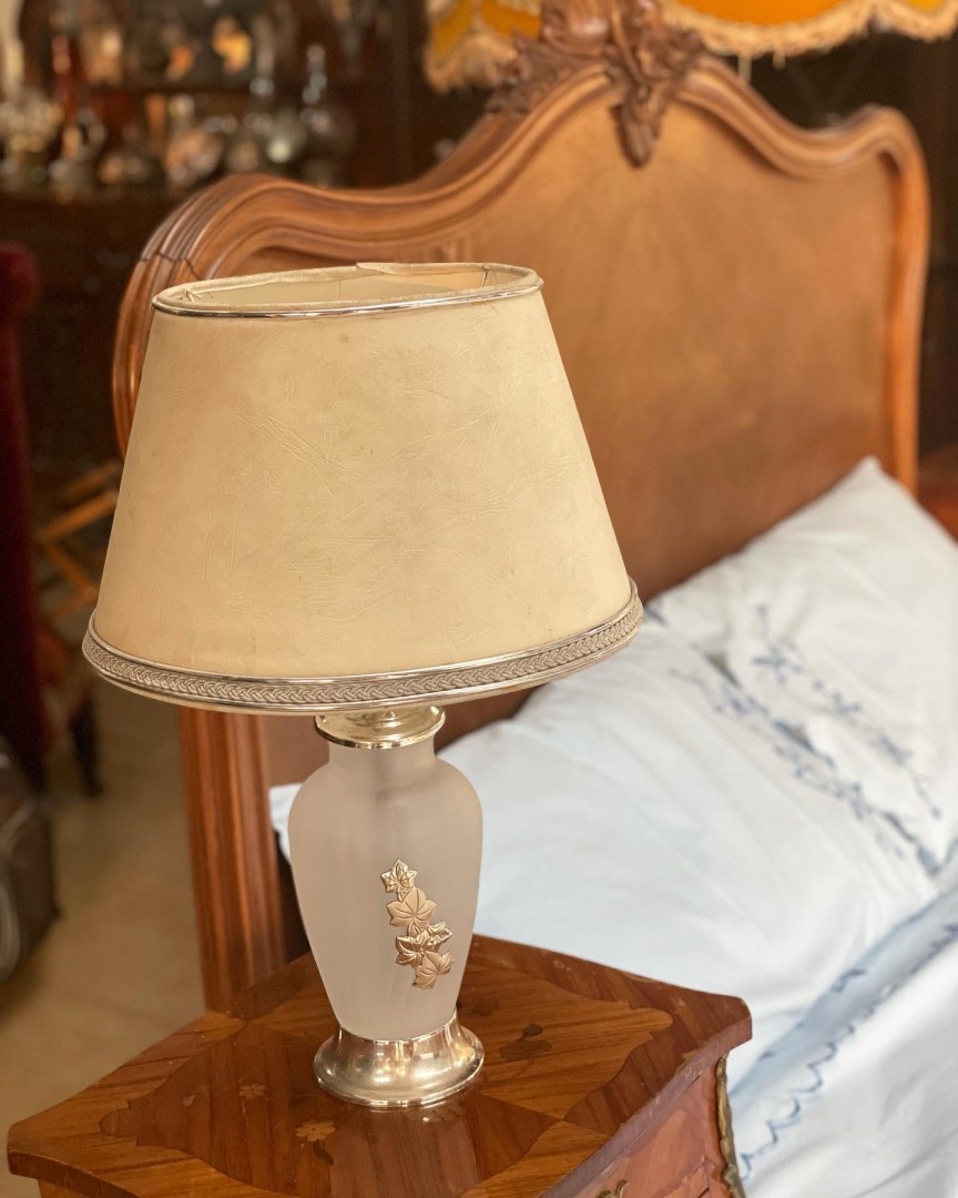 Vintage Floral Lighting Fixture Elegant Mid-Century Decor 1.5Kg 46Cm (Wxlxh)