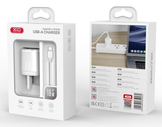 Xo L157 (Uk) 18W Quick Charger Type C