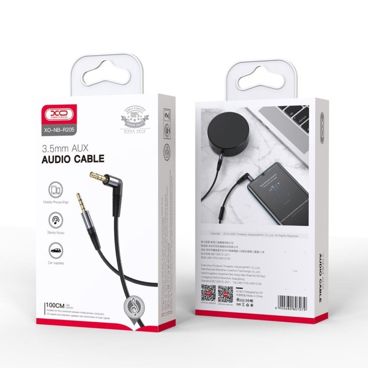 Xo Nb-R205 Audio Adapter 3.5Mm To 3.5Mm 1M - Cable