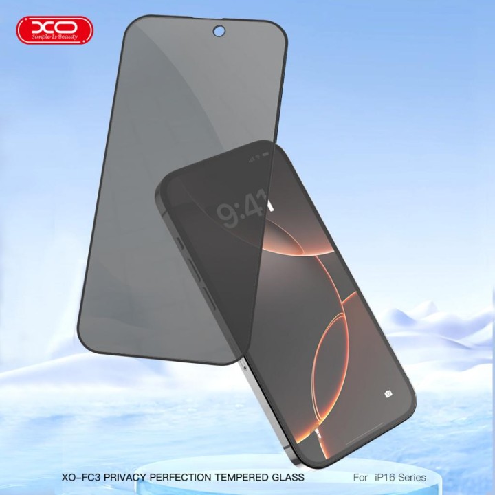 Xo Fc3 Iphone16 Plus/15 Plus 6.7" Full Screen Anti-Peek tempered Film 0.33Mm - tempered protection for smartphone