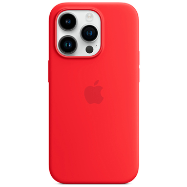Case For Iphone 14 Pro Max Red Silicon